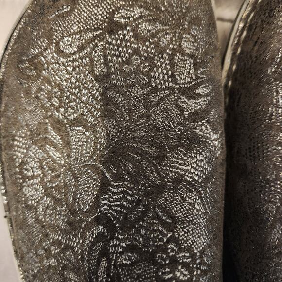 Alegria Debra Black Sprigs Lace Pattern Clog Shoes Size 11 - Picture 5 of 7